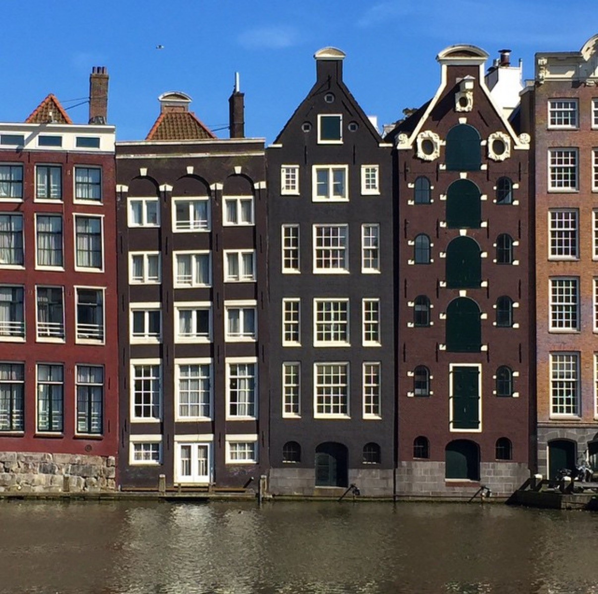 Historic buildings in Amsterdam